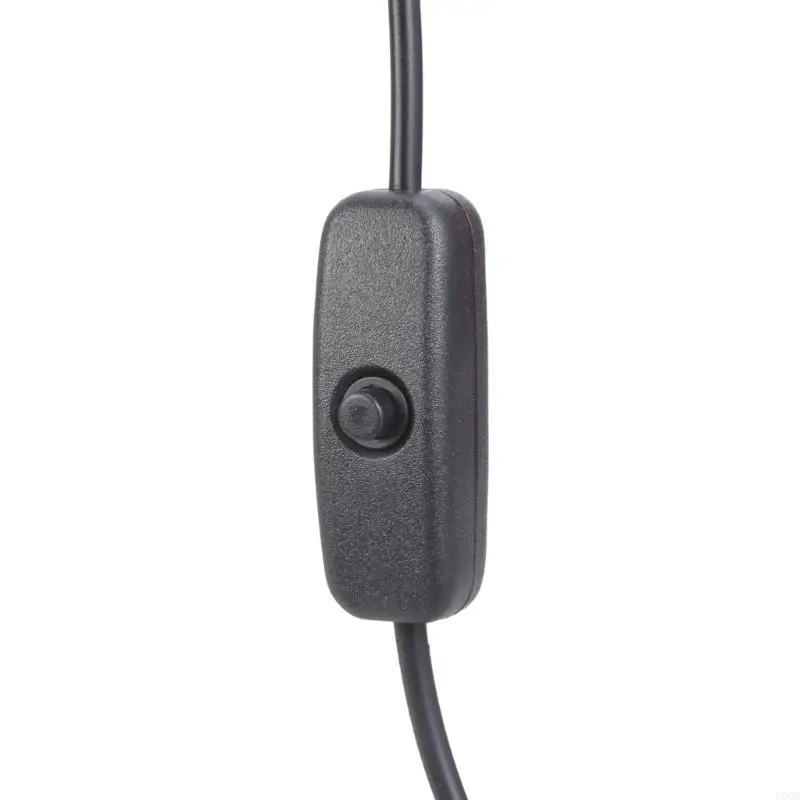 

USB C Female to 4.0x1.7mm Male 5V Power Cord with Power Button for Electronics