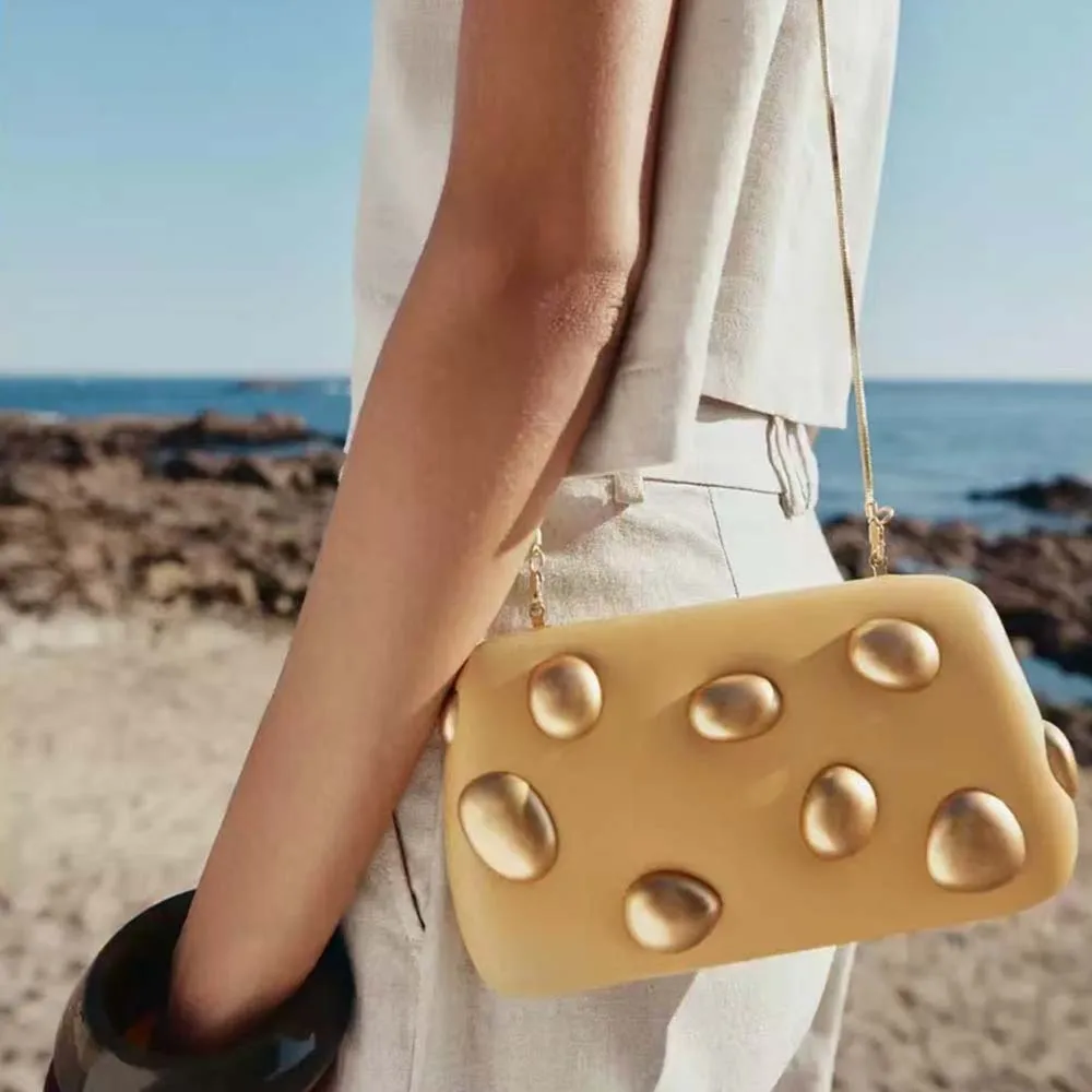 

Новая модная желтая женская сумка из искусственной кожи через плечо, стильный вечерний клатч