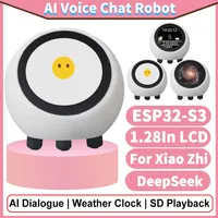 New espHome Smart Assistant For XiaoZhi AI Voice Chat Robot Ball ESP32-S3 Development Board 1.28In LCD N16R8 Wifi Clock DeepSeek