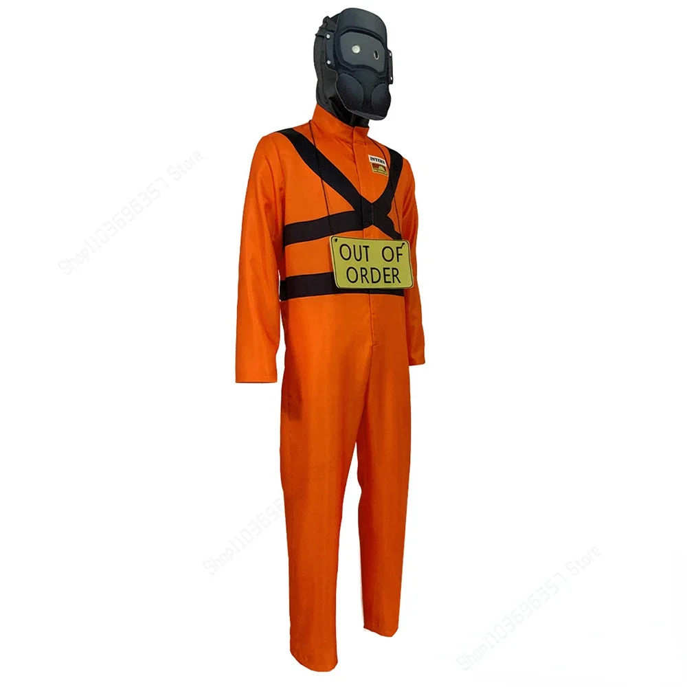 Costume de cosplay de jeu Lethal Company pour adultes, combinaison unisexe, uniforme de batterie, vêtements de fête d'Halloween, nouveau, 2024