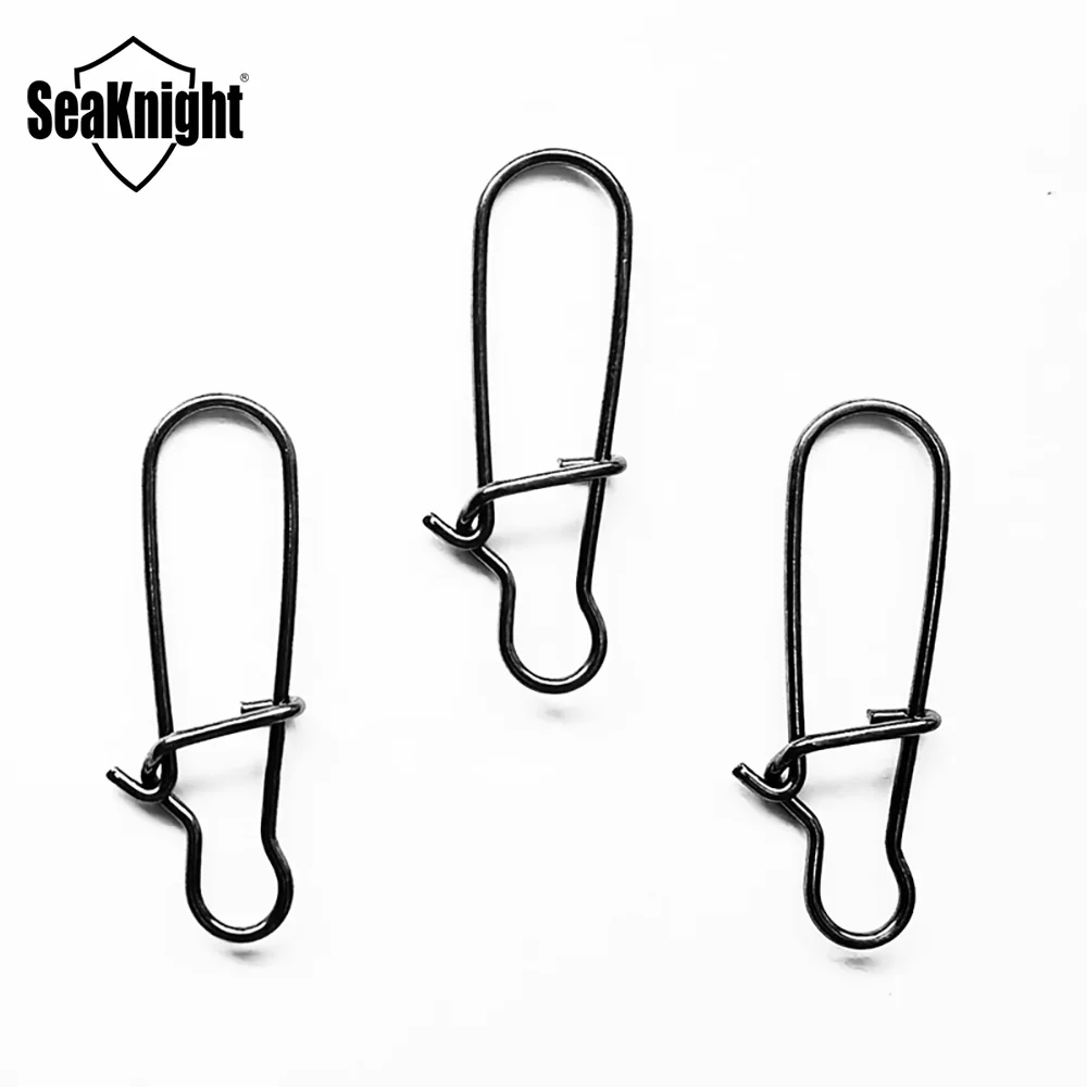 2024 SeaKnight New 100PC Stainless Steel Fishing Connector Fishing Accessory Strong Drag 33kg38kg47kg66kg 95kg Fishing Tool Snap