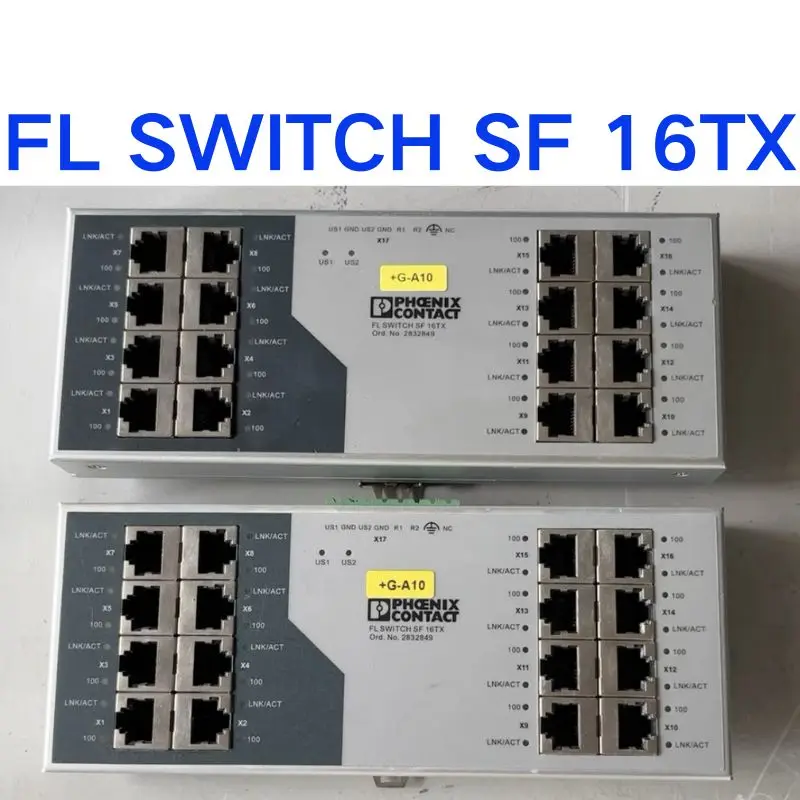 Used Switch FL SWITCH SF 16 TX 2832849 tested OK, function intact