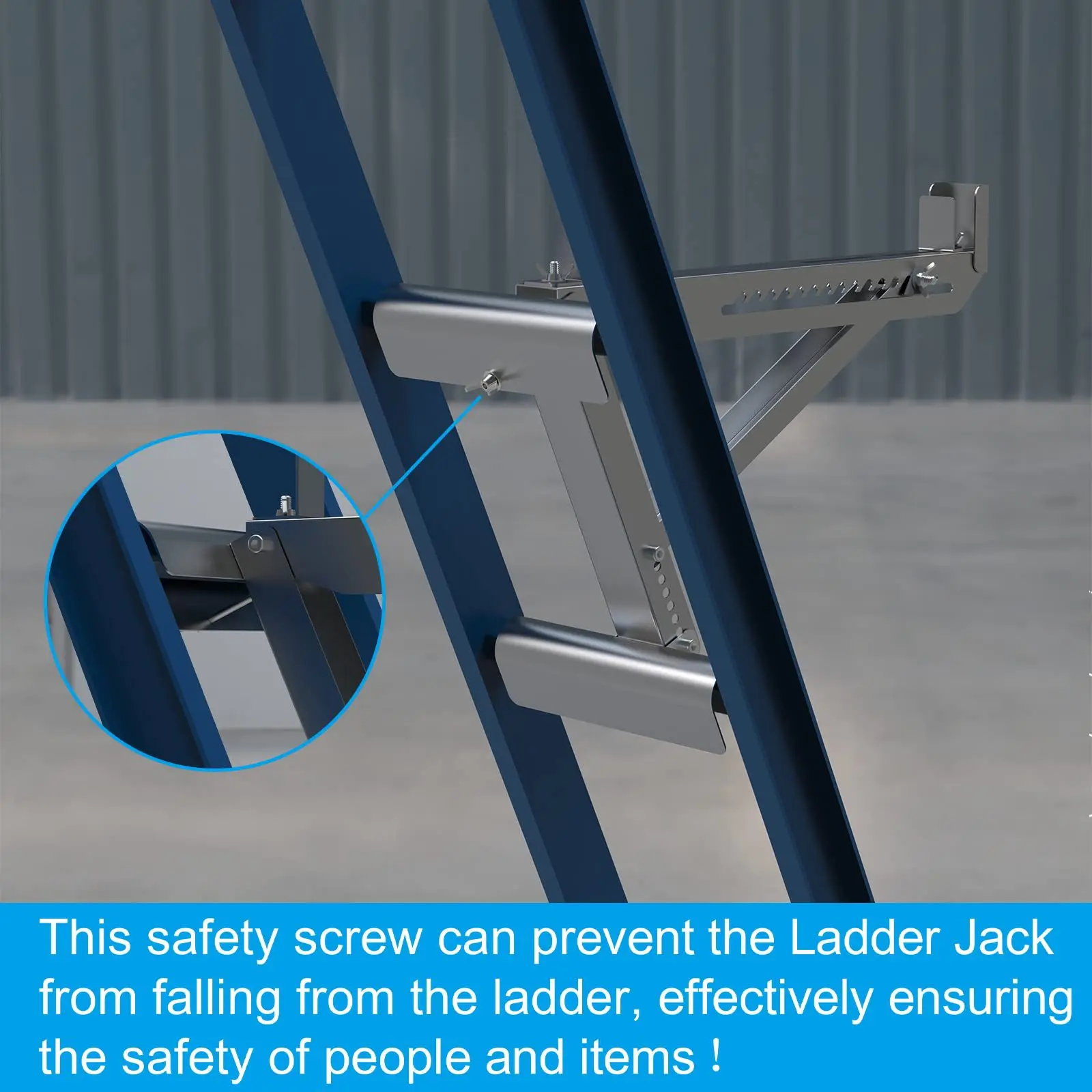 Carga de alta resistência Rolamento Escada, Tripé, Bracket Jacks, adequado para plataformas de até 20 "de largura, 2pcs