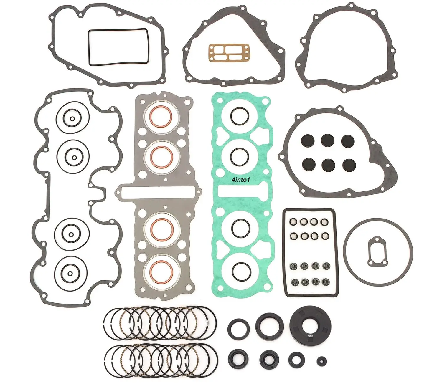 Complete Engine Gasket Set Replacement for CB550 Series 1974-1978