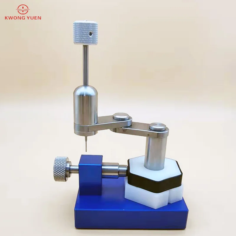 أداة إصلاح ساعة Kwong Yuen أداة ضبط حزام مزيل الإبرة الدوارة 360 درجة لقسم إزالة الطاولة