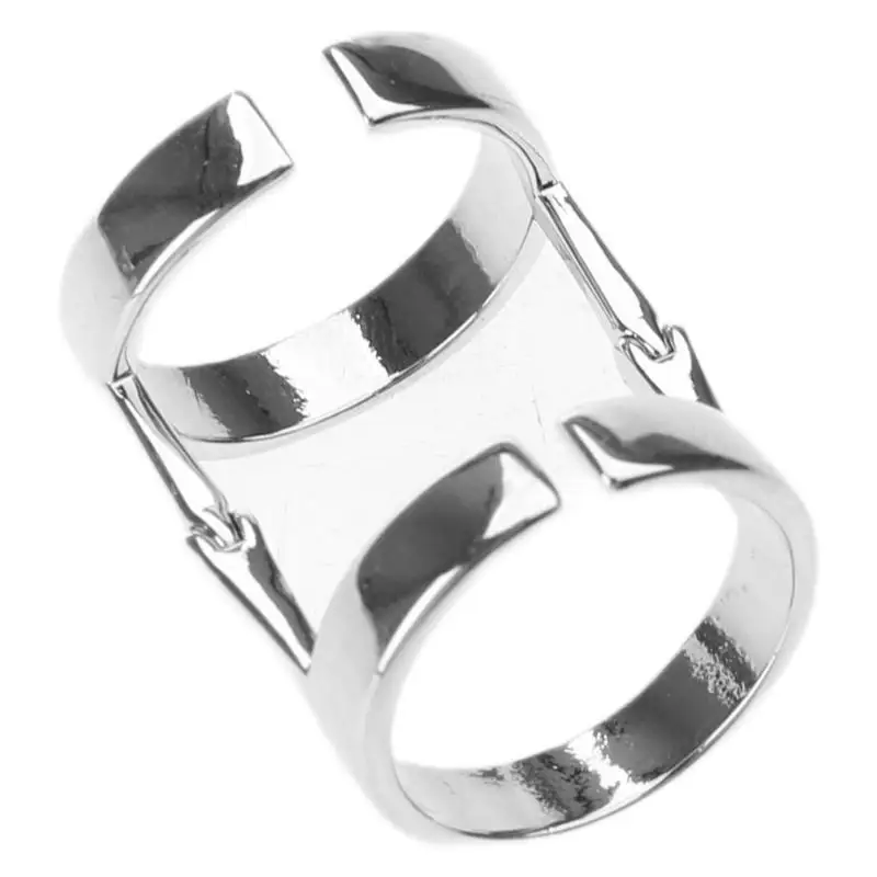 31BB Multipurpose Geometric Rings with Bendable Designs Setting Sophisticated Styles Jewelry Accessory for Modern Women