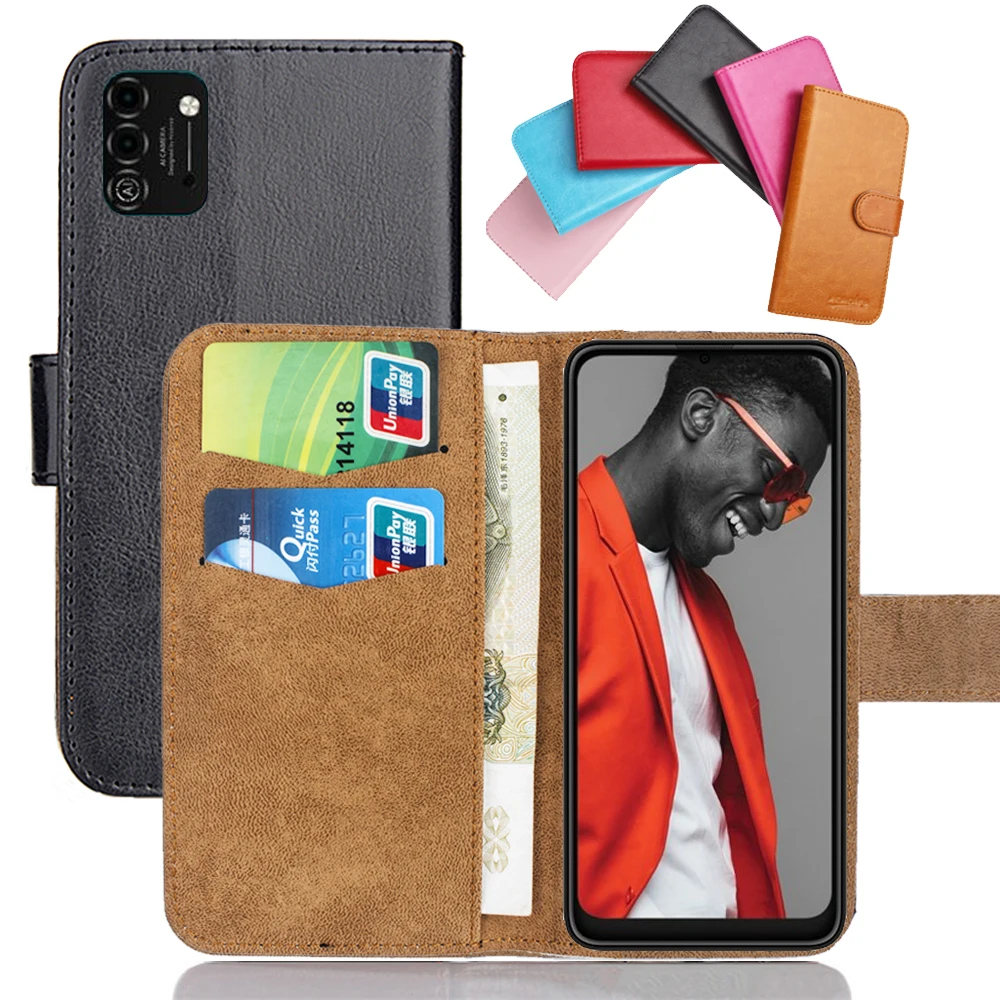 Hisense E50 Lite Funda 6 colores Moda Flip Wallet Ranuras para tarjetas Funda de cuero antideslizante Bolsas protectoras para teléfono