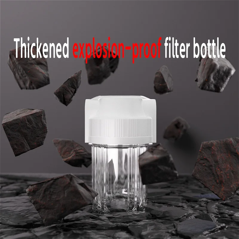 5-inch 10-inch Transparent Bottle Explosion-proof Filter Bottle Water Purifier Pre-filter Home Water Machine Shell Filter Access