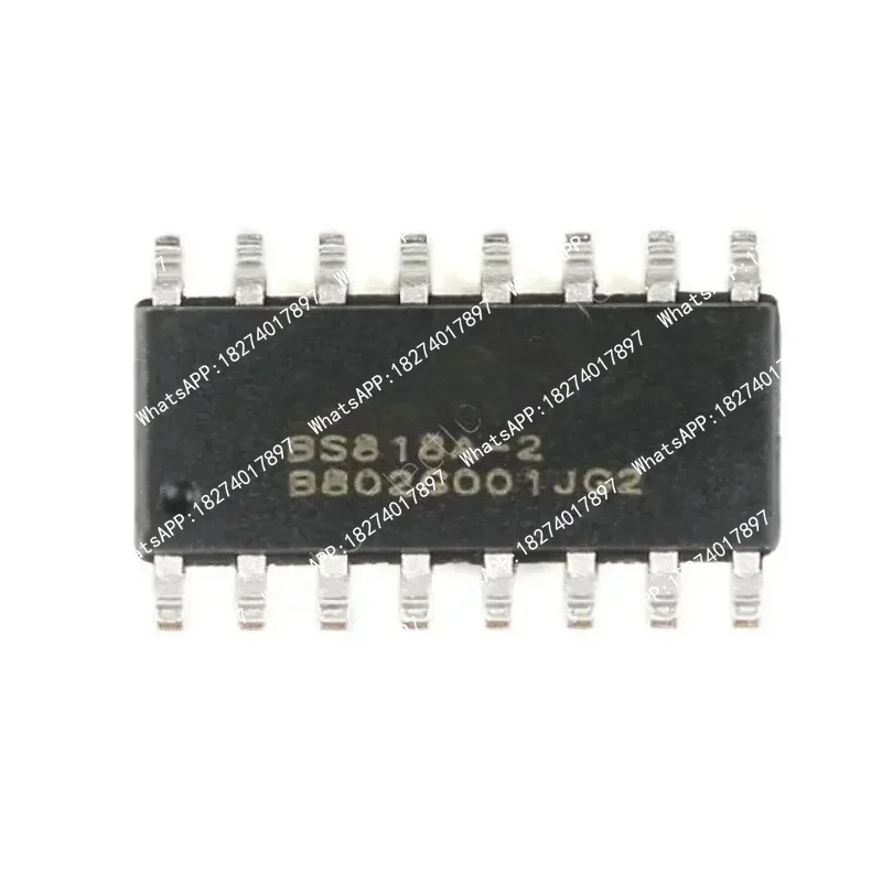3PCS BS818A-2 Capacitive Touch Sensor IC 8-Key NSOP-16 Genuine