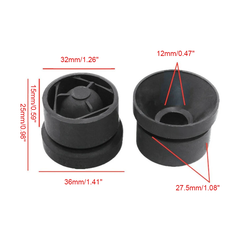 2/4PCS Rubber Engine Cover Grommet Buffer Bumper Stop Jounce Bush For Nissan Qashqai J11 2014 2015 2016 2017 2018 -2020