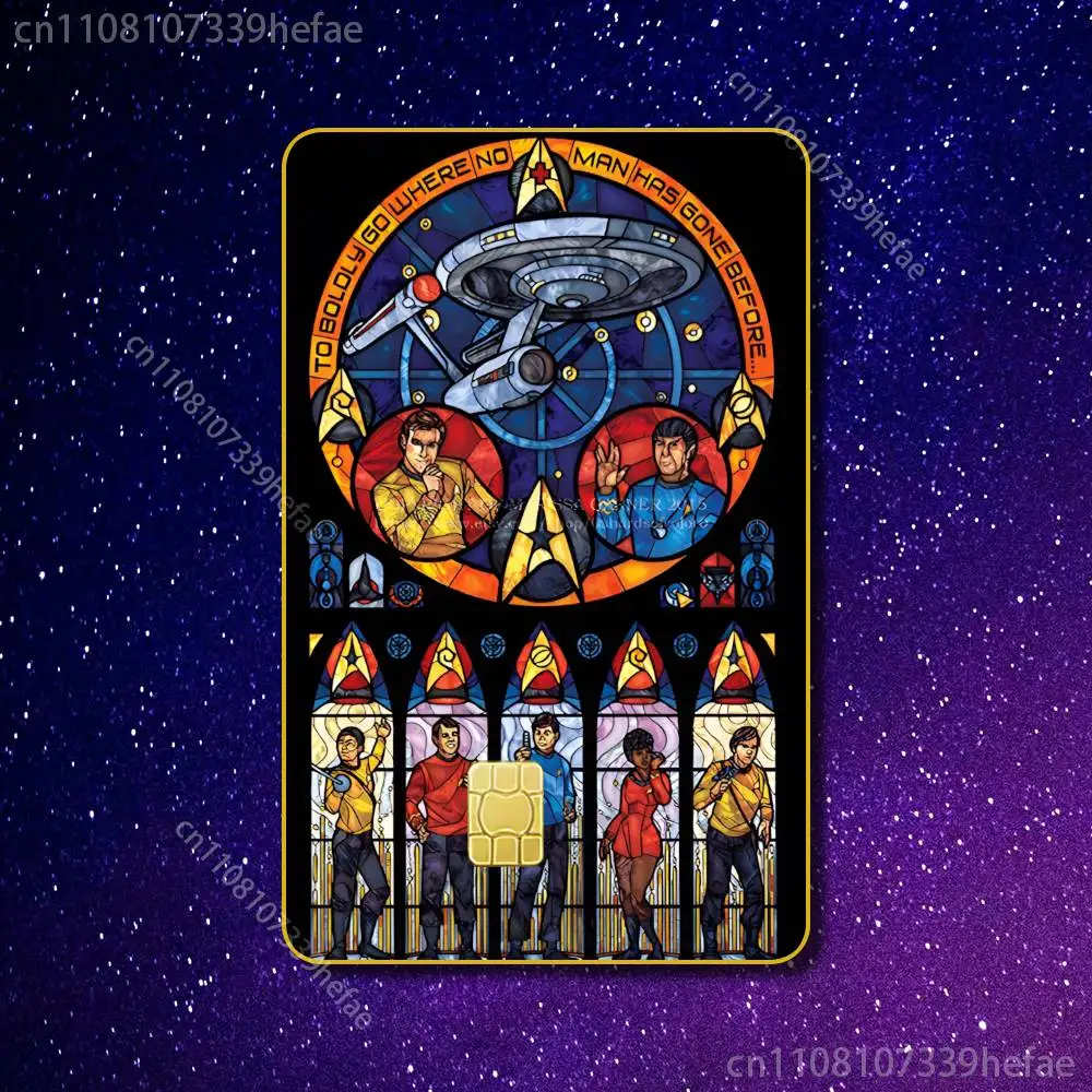 Star Trek Film Skin HD Stickers Game Card Decal Scratch-resistant For Credit Debit Card Small Large Chip