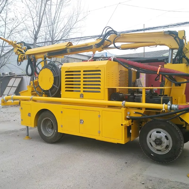 China Factory 30 Cubic Meters Shotcrete Robot Wet Concrete Spray Shotcrete Machine