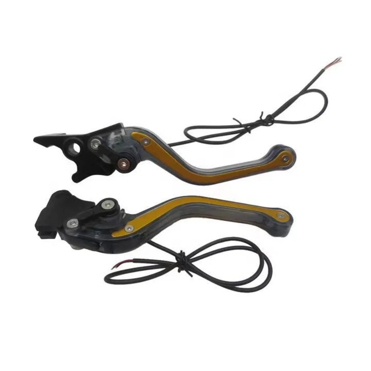 and rear disc brake handlebars Motorcycle CNC brake horn handle with turn signal Auto motorcycle modification accessories