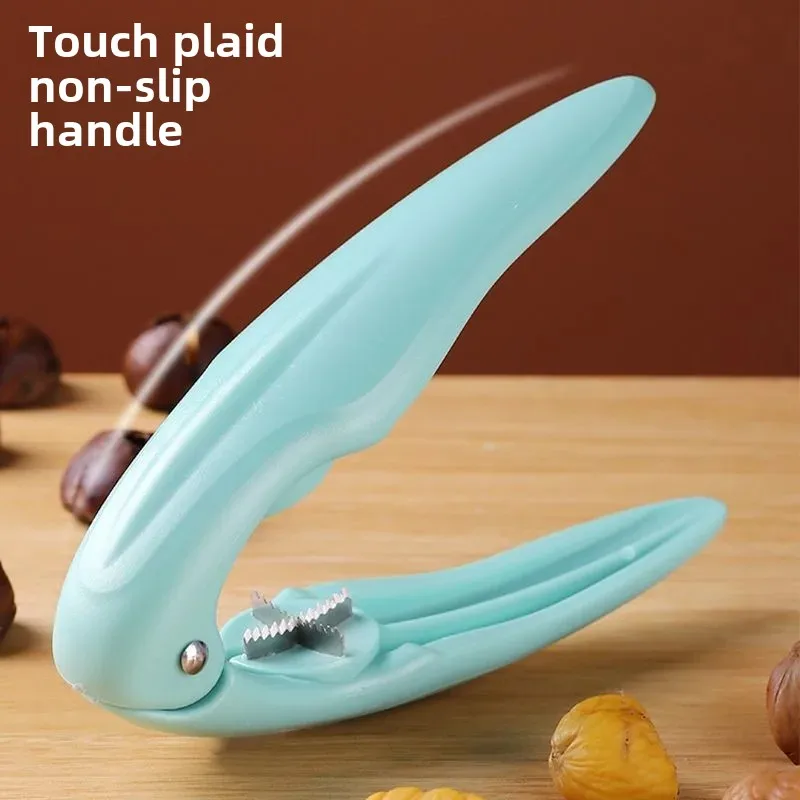 Chestnut Opener Walnut Shell Peeler Home Use Cross Mouth Knife Peel Chestnut Clip Tool For Peeling Nuts And Shells