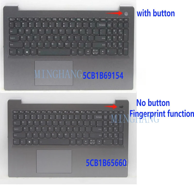 

M For Lenovo IdeaPad 3-15ALC6 ITL6 Backlit Keyboard Palmrest 5CB1B69154 5CB1B65660