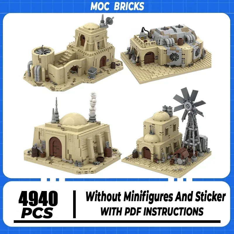 

Star Movie Moc Building Bricks Modular Building Frontline Cabin Set Series Model Technology Blocks DIY Set Assembly Gifts Toy