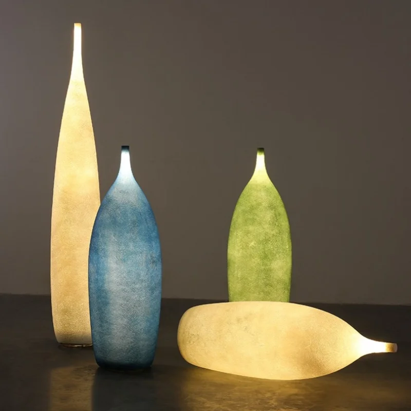 

Nordic Flower Bottle Floor Lamp Modern Living Room Bedroom Sofa Fallen Floor Lamp