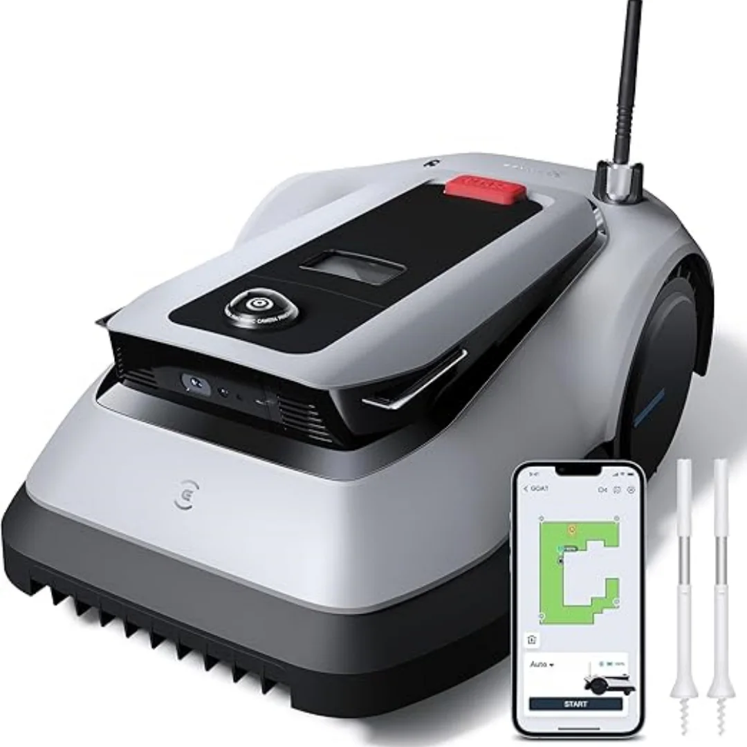 ECOVACS GOAT G1-800 robot mower 800 says no limit cable, fully automatic mapping robot, ultra-wide band + Vision + G