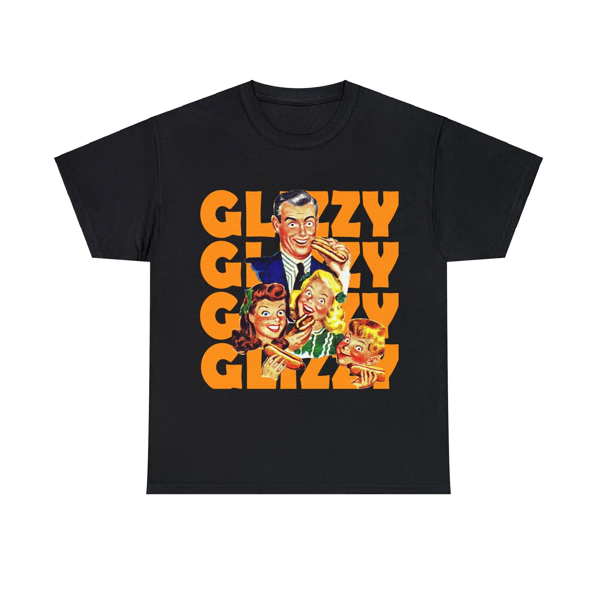 Glizzy Hot Dog Unisex Heavy Cotton Tee