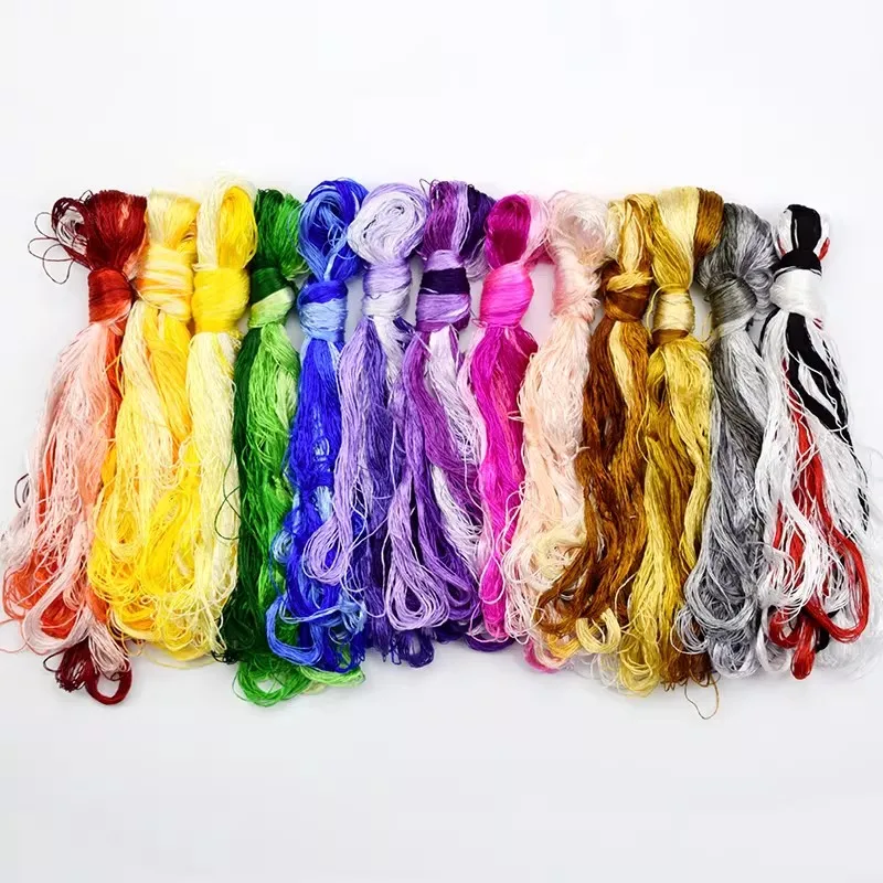 

Набор нитей для вышивания из шелка тутового шелкопряда, 10 мотков, для китайской вышивки, рукоделия, для начинающих и профессионалов