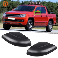 Cubierta inferior del espejo retrovisor lateral del coche, piezas exteriores de color negro mate para VW Amarok 2013 T5 Facelift 2010-2015 7E1857603B 7E1857604B