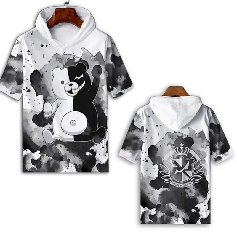 

New Arrival Youth Short Sleeve T-Shirt Men's Printed Polyester Fibre Cartoon Anime Unisex Comfortable Breathable T-Shirt