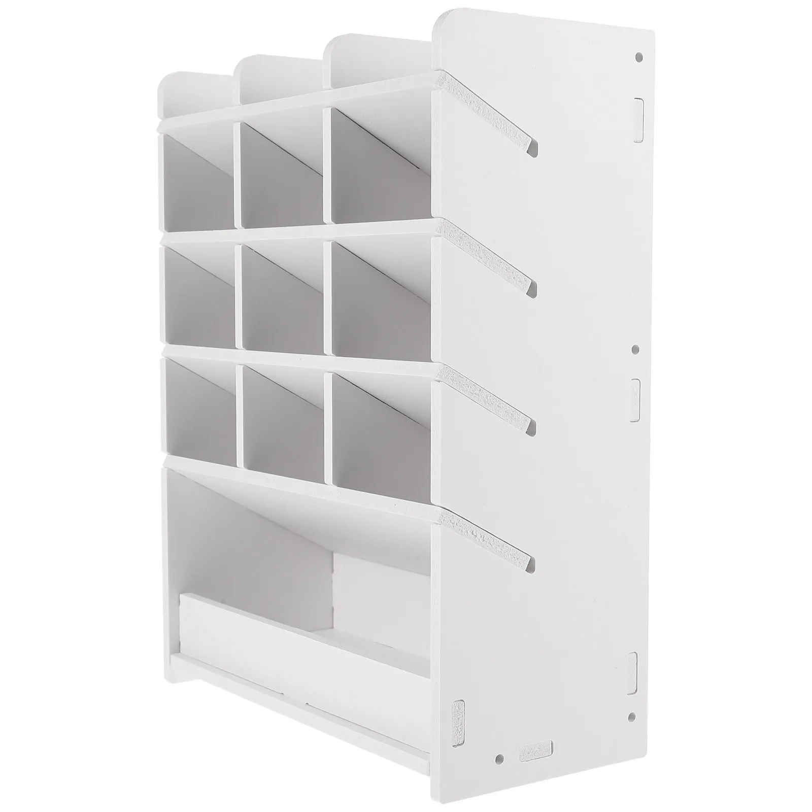Multifunctional Desktop Stationery Organizer Box Strong Sturdy Build Large Capacity Compartments for Pens Scissors Crayons