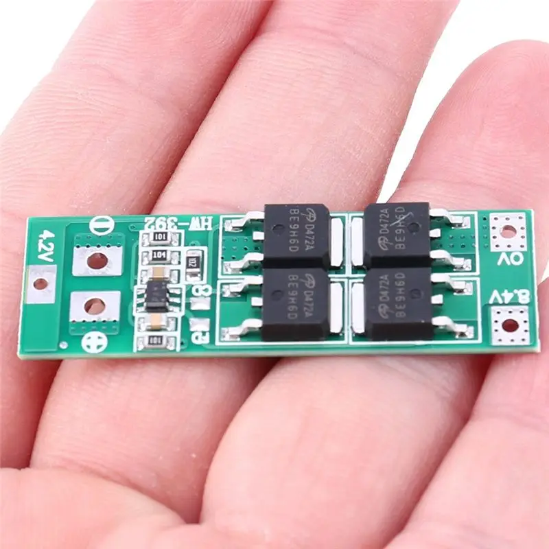 B76B 2S 20A 7.4V 8.4V Li- Lithium Battery Protection Board BMS, PCB Board for 18650 Battery Pack, Standard Version Module