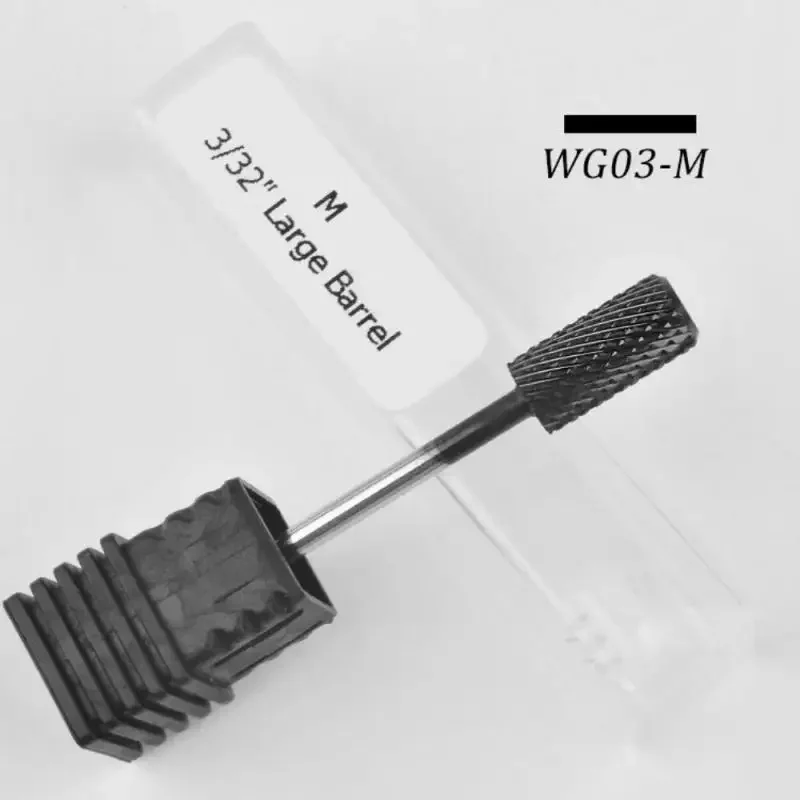 Type Zwart Titanium Wolfraamcarbide Nagelboren Apparaat voor Manicure Boor Accessoires Mills Cutter Remover Gel Gereedschap