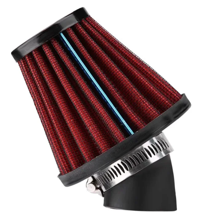 Universal Motorcycle Air Filter 28mm 35mm 39mm 42mm 48mm 45 Degree Bend Air Intake Filters Motorbike Accessories for Yamaha JOG