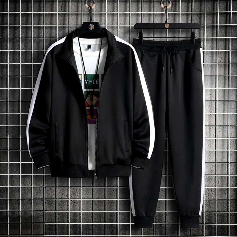 

2024 Men's Outfits Set Jacket and Sweatpant Clothing Suit Men Joggers Two Piece Sets Casual Sportswear Couple Sports Suits