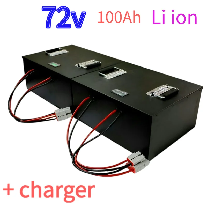 Lithium battery 72v 80Ah li ion 72v 100ah lithium ion for 7000w golf club bicycle bike tricycle motorhome +10A charger