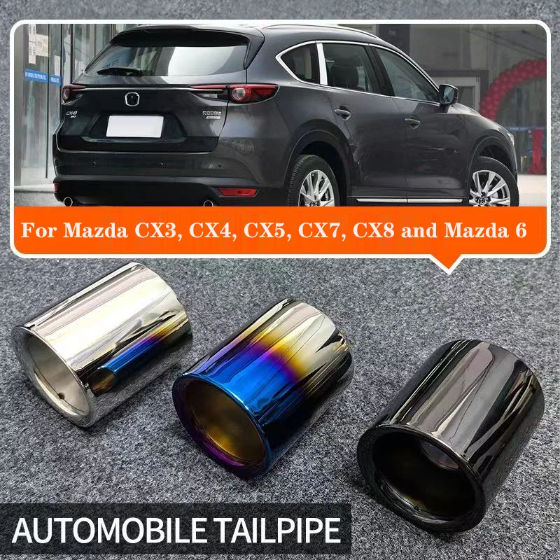 

Car exhaust pipe is for Mazda 6, CX-3, CX-4, CX-5, CX7 and CX-8. It is a dedicated modified exhaust pipe and tailpipe.