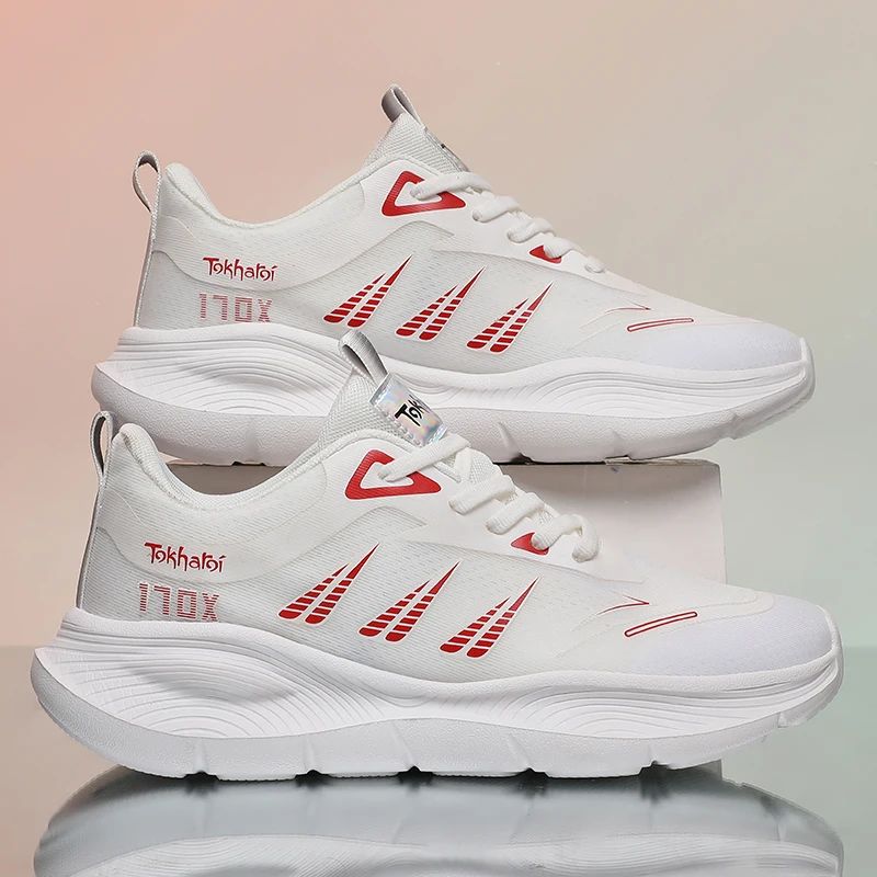 Men Sports Running Shoes Casual Marathon Breathable Lightweight Women's Comfortable Athletic Nonskid Walking Sneakers Outdoors