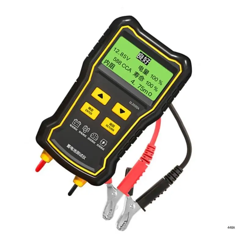 

Automotive Battery Diagnostic Device Battery Tester Battery Tester Four Wire Test Test Various Acid Batteries Easily