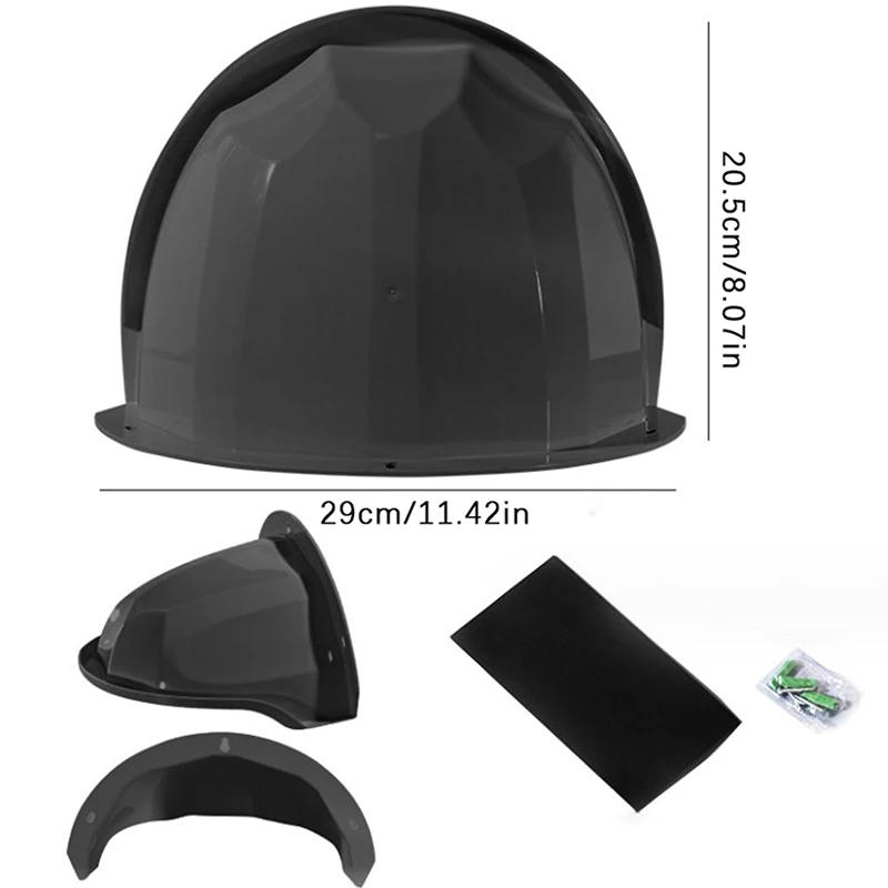 Imagem -02 - Impermeável Rainproof Cover para Câmera de Segurança Capas Protetoras Shield Wall Protection Case Turret Dome Box 1pc