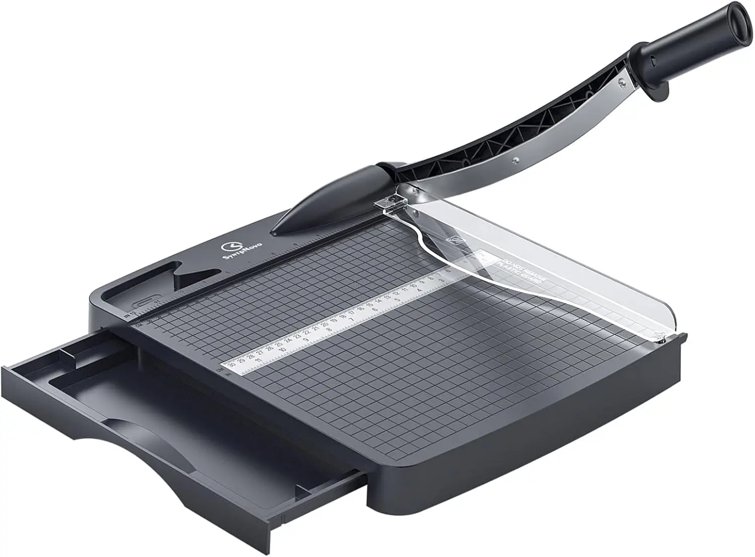 

12 Inch Heavy Duty Paper Cutter, Guillotine Paper Trimmer with 12-16 Sheets Capacity for Classroom and Crafting