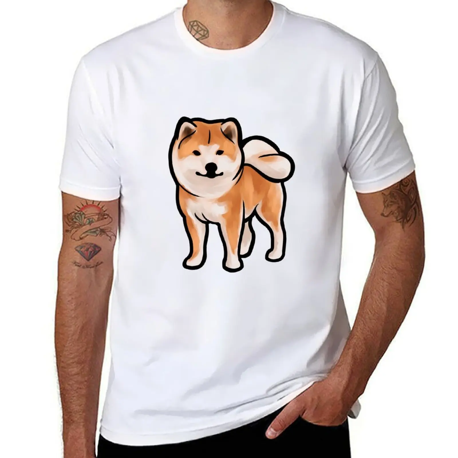 

Akita Inu T-Shirt printed t shirts for man mens graphic t shirts T-Shirt