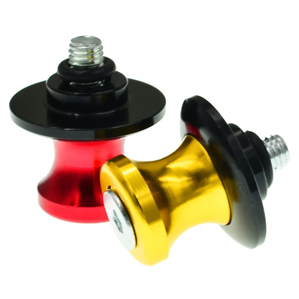 

2Pcs 6 8mm Motorcycle Stand Aluminum Alloy Frame Screw Heat Treated Anti Corrosion Spool Screw For Car Back