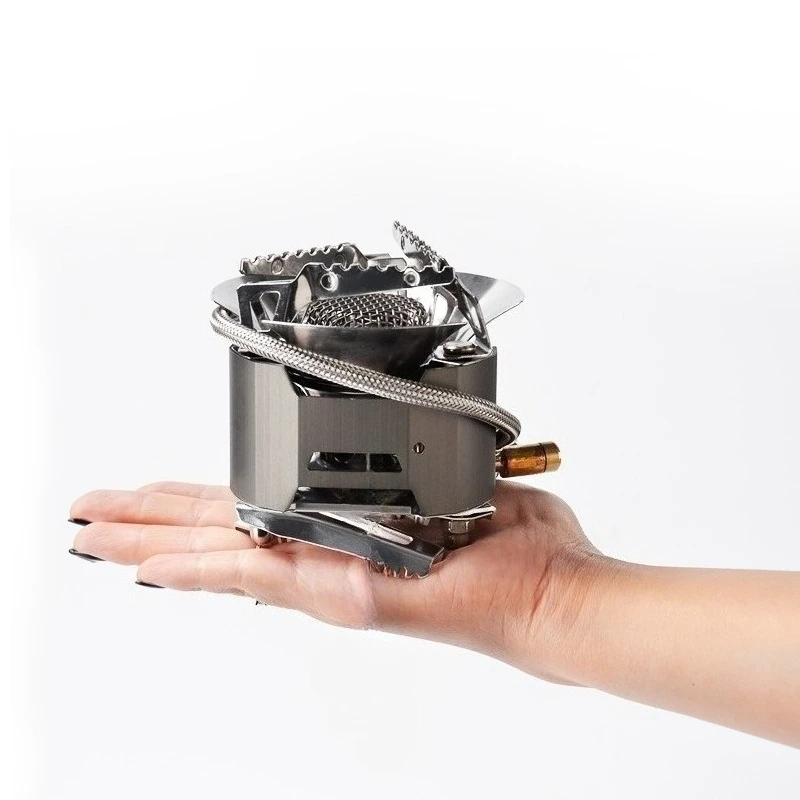 

2026Outdoor stove, cooker, camping picnic cassette stove, high-power fireplace, folding portable stove, strong windproof