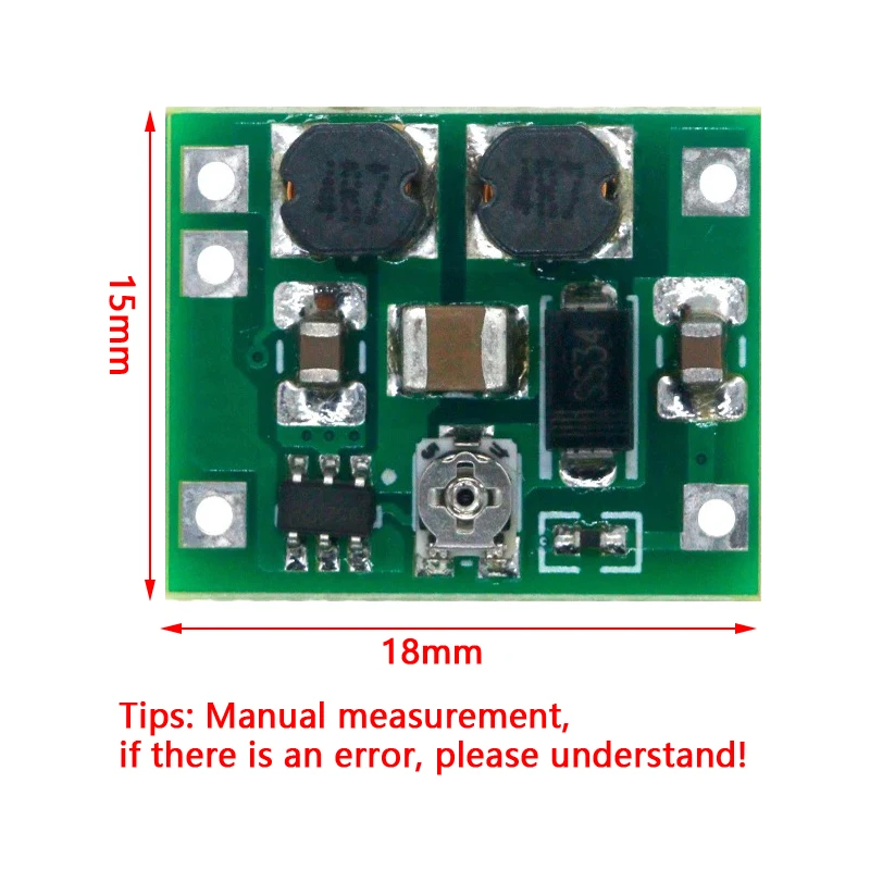 DC-DC buck-boost Converter module 3V~15V to 1V~15V 5V 6V 9V 12V 700ma/5W Automatic Adjustment Step Down/UP Power Voltage