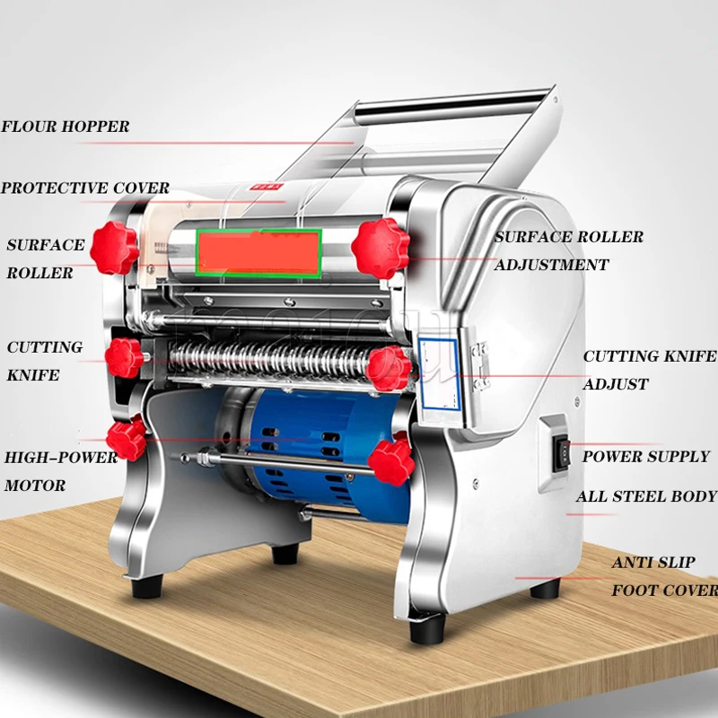 W pełni automatyczne elektryczne maszyna do makaronu nowe domowe tłoczenie dużego silnika 550W