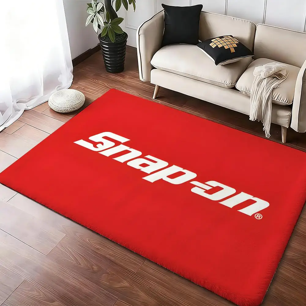 Snap-ons Premium Tool Floor Mat Soft Thickened Absorbent Non-Slip Bedroom Living Room Door Mat Home Decor Flannel Rugs