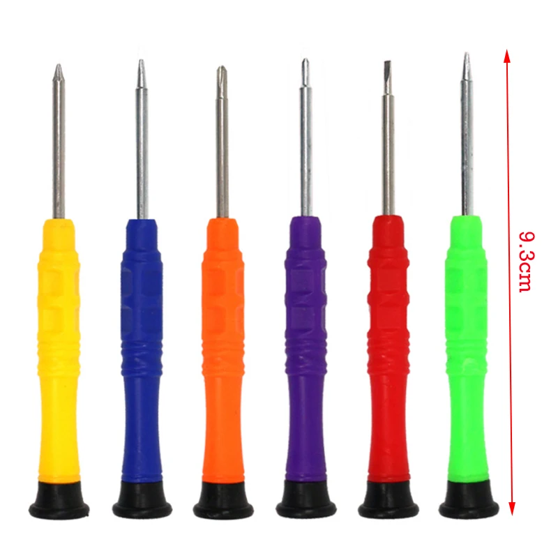 6 ชิ้น Mini ไขควงชุดซ่อมโทรศัพท์มือถือเครื่องมือแบบพกพาไขควงสําหรับนาฬิกาแว่นตา Disassembly Repairing