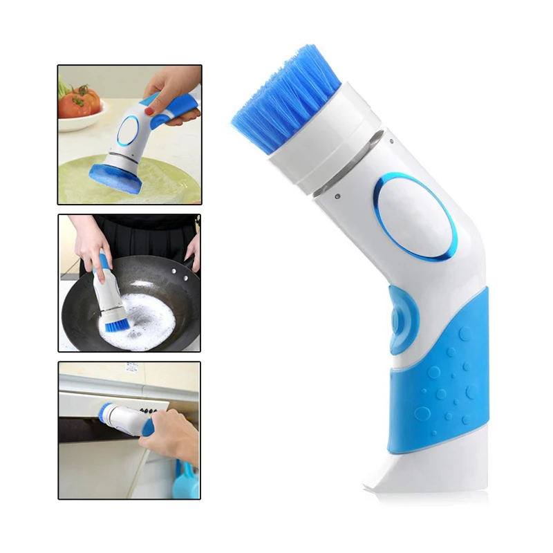 

Cordless Electric Cleaning Brush Waterproof Kitchen Dish Washing Brush Portable Handheld Electric Dishwasher Cleaning Tool