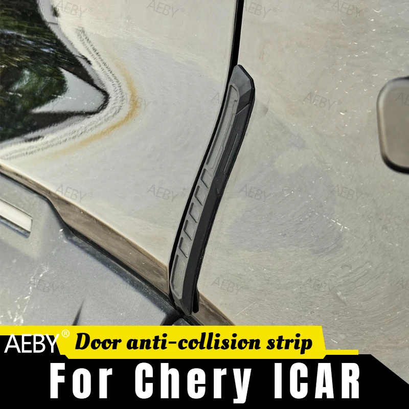 

For Chery ICAR Door side protection strip anti-collision silicone protective sticker,Anti-scratch edge protection,accessories