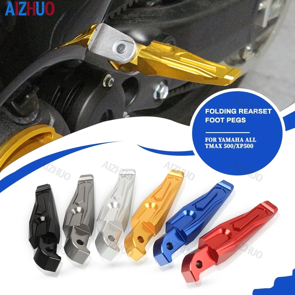 

For Yamaha TMAX 500 530 DX SX 560 TMAX 560 TECH MAX 2022 2023 2024 2025 2026 Footrest Footpeg Adjustable enduro foot peg TMAX
