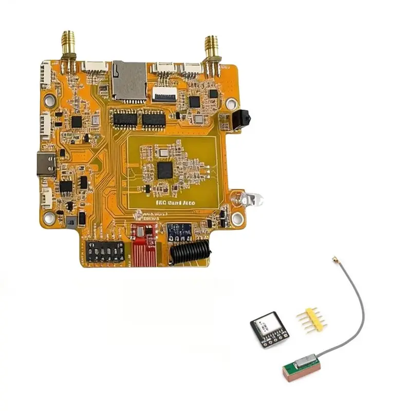 Y43A-NM-RF-Hat With GPS Companion Hat Zero-Conflict, Multi-Band RF For ESP32-2432S028 CYD CC1101 IR TX/RX 433M ASK Power Mgmt