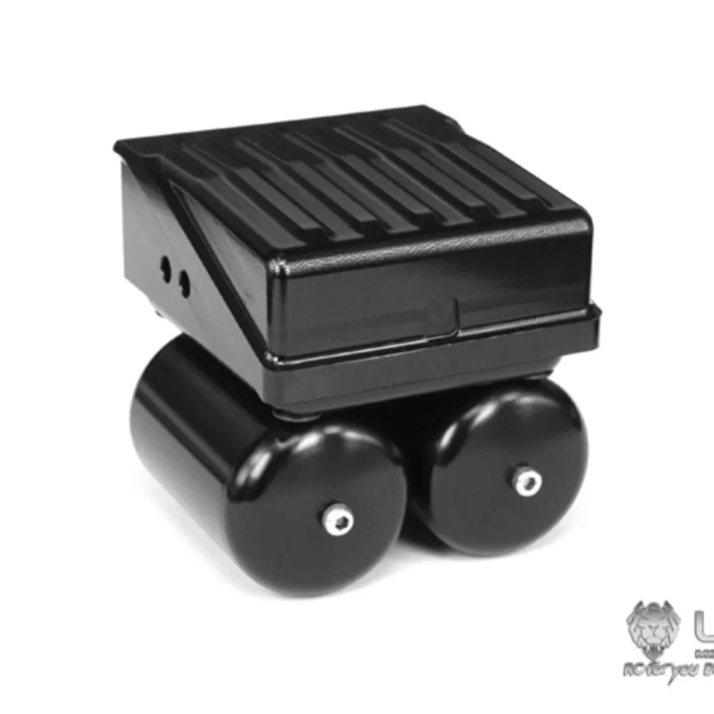 Metalowy pojemnik na baterie LESU, zbiornik powietrza A, do ciągnika RC Tamiyay w skali 1/14, zabawki do użytku na zewnątrz, TH02267