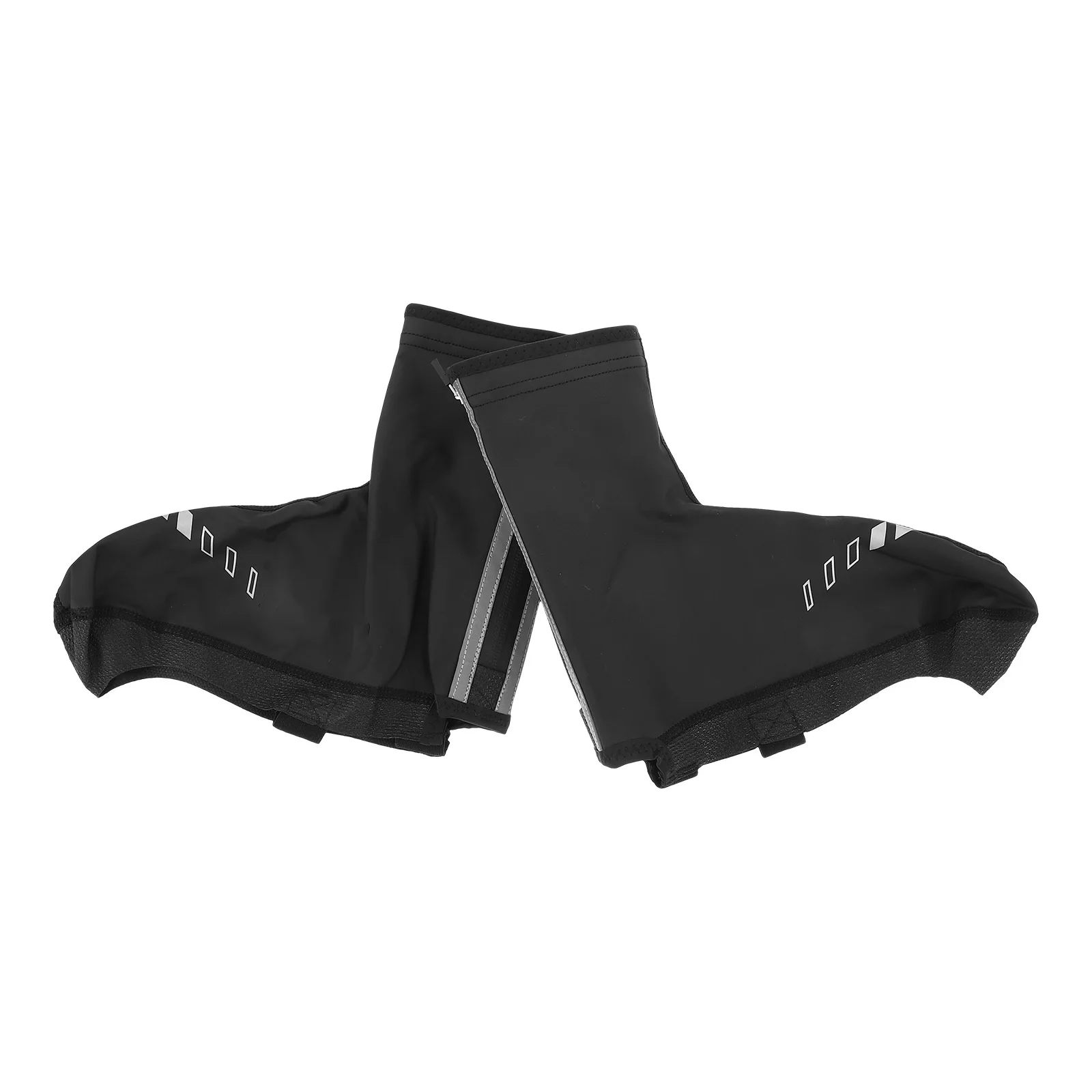 

1Pair Windproof Waterproof Cycling Overshoes Thick Warm Interior for Cold Weather Bike Riding Non-Slip Sole Outdoor Cycling